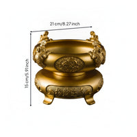 Aromatic Burner Metal Aromatic Burner Bowl Ornate for Living Room, Entryway