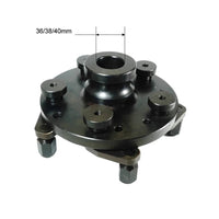 Balances Centerless Wheels Universal Wheel Balancing Device Clamp Imported Steel Tire Balancing Machine Fixture Reinforced Casting Universal Wheel Balancing Device Adapter Precise Dimensions for Mechanics, Auto Repair Shop, Garage