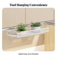 2-Tier Cubicle Rack Easy Assembly Plant Stand Space-Saving for Balcony, Students