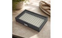 Pen Display Box 12-Slot Pen Storage Box Transparent for Desktop