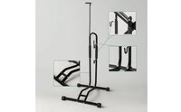 Detachable Upright Cycle Floor Stand Space-Saving Vertical Bike Stand Compact Standing Bike Rack Stable for Cyclists