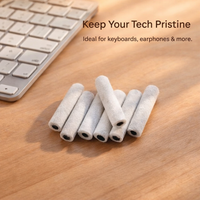 Foam Cleaning Swabs for Earbuds and Earphone Cleaning, Sponge Cleaning Sticks for Keyboard Cleaning Tools, Tips for and Electronics