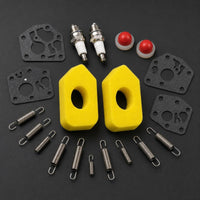 2 Pieces Replacement Carburetor Repair Kit Overhaul Carburetor Rebuild Kit Essential Parts for Lawn Mower