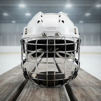 Ice Hockey Helmet Hard Shell Hockey Helmet Lightweight Head Protection for Inline Skating, Football