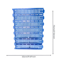 Easy to Clean Plastic Pig Slatted Floor Farrowing Crate Floor Slat Anti-Slip Surface Pen Flooring Reinforced Design for Sows, Piglets, Sheep, Farm
