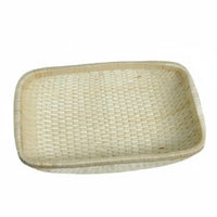 Rectangular Woven Platter Rustic and design Serving Basket multipurpose for Bakeries
