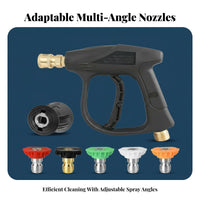 1/4 Inch Quick Connect High Pressure Water Compact Design Short Pressure Washer Long-Lasting