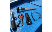 Multifunction Fishing Tool Kit with Lanyard and Sheath Stainless Steel Angling Gripper with Pliers Corrosion-Resistant Angling Lip Gripper with Scissors AllAll-in-One for Fishermen, Anglers
