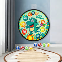 Safe Cloth Dartboard with Sticky Balls Indoor Sticky Ball Target Board Soft Toy Long-Lasting for Toddlers, Bedroom
