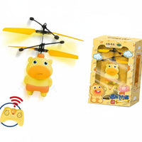 USB Rechargeable Capybara Flying Toy Colorful LED Lights Levitating Capybara Drone Automatic Power-Deactivated Protection for Teens