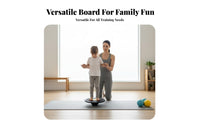 Waist Twisting Disc Non-Slip Surface Stretching and Flexibility Balance Board Round Wobble Board Portable Sturdy Construction