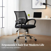 Lumbar Support Highspine Mesh Rolling Chair Ergonomic Design Highspine Mesh Chair with Headrest Flip-up Armrests Office Furniture sturdy Duty for Students, Remote Workers, Study Room, Workstation, Gaming Setup