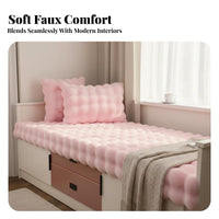 Thickened Cushiony Bay Window Mat Soft and Comfortable Cushiony Bay Window Cushion Non-Slip Backing for Homeowners, Balcony, Bedroom