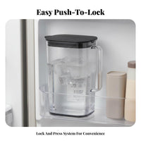 Large Capacity Water Jug Leak-Resistant Large Capacity Drink Pitcher Airtight Seal Leakproof Beverage Container
