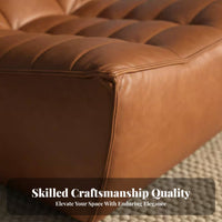 Wabi-Sabi aesthetic Armless Tufted Block Chair Small Space space-efficient configurable Sofa Nordic Inspired Living Room Seating Minimalist Aesthetic for Apartment Dwellers, Design connoisseurs, Homeowners, Lounge Area, perusing corner, Bedroom