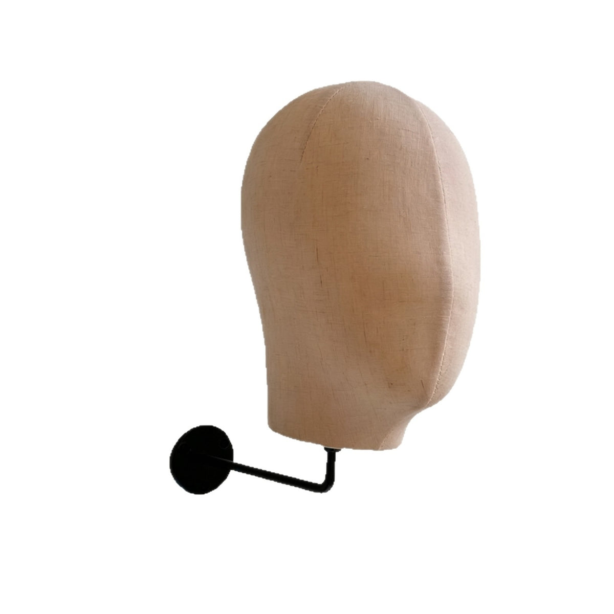 Mannequin Head with Wall Mount Detachable Mannequin Head with Wall Hook Sturdy Hat Rack for Hairstylists, Retail Shops, Hair Salons, Home Organization