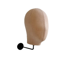 Mannequin Head with Wall Mount Detachable Mannequin Head with Wall Hook Sturdy Hat Rack for Hairstylists, Retail Shops, Hair Salons, Home Organization