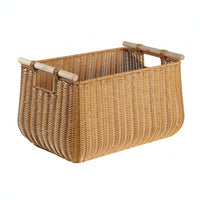 Braided Container Basket Open-Top Organizing Bin Sturdy Home Storage Unit