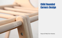 Kids Wooden Climbing Frame, Indoor Slide, Rocking Chair, Nordic Toy