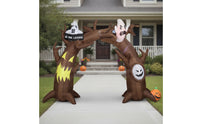 Spooky Inflatable Archway Inflate Inflatable Arch Outdoor Decoration Giant for Halloween Party, Yard, Lawn