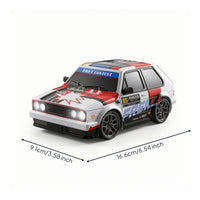 1:24 RC Drift Car 2.4GHz Wireless Control Drift Car Anti-Interference Long-Lasting for Children, Trick Play