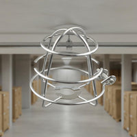 Collision Protection Fire Sprinkler Head Guard Universal Fit Sprinkler Head Protector Easy Installation Heavy Duty Construction for Gymnasium, Warehouse, Garage, Basement