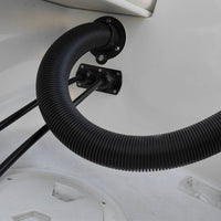 Flexible RV Sewer Hose Kit Corrugated Recreational Vehicle Drain Hose with Clamps Coiled Complete for Campers