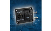 Manual off Auto Bilge Pump Control Panel Four-Hole Mount 12/24V Bilge Switch Panel Rectangular