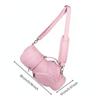 Mini Crossbody Bag Lightweight Mini Shoulder Bag Zippered Compartments Crossbody Purse for Girls, Shopping