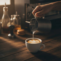 Pointed Spout Milk Frothing Pitcher Brushed Espresso Frothing Pitcher Retro Stainless Steel Jug Precision for Baristas, Coffee Lovers, Home Cafe