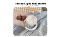 360° Rotation Attractive Glitter Ph Single Grip Strong Magneticic Ic Element Rotating Fold-out Ph Single Stand Universal Compatibility