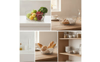 Drain Basket Resistant Stainless Steel Basket Airy Countertop Storage Organizer for Home Cooks, Kitchen