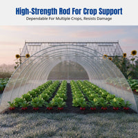 Garden Hoop Support Frame, Flexible Fiberglass Arch for Greenhouse, Trellis