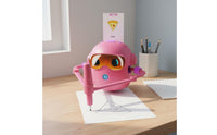 Pen Tip Card-Guided Drawing Toy Button Start Robot Drawing Toy Rounded Body Kids Plaything Visor Eyes for Children