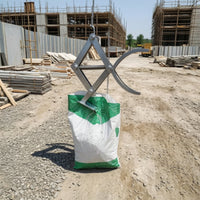 Automatic Clamp with Scissor Mechanism Lifting Clamp with Chain Heavy-Duty Tool for Farmers, Warehouses, Construction Sites, Farms