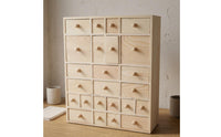 Wooden Drawer Organizer Multiple Drawers Wood Desktop Organizer Rectangular Small Drawer Storage Box