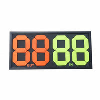 Soccer Substitution Board Printed Labels Substitution Scoreboard Metal Frame Flip Number Scoreboard for Referee Scoring