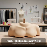 Plastic Shoulder Support Base Smooth Hairdressing Head Form Base Molded for Salon Practice