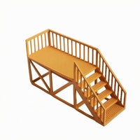 Miniature Staircase Model Detailed Resin Stairs Model Scene Model Staircase Steps Resin Stairs Structural Supports