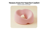 Slow Rebound Massage Face Cradle Cushion Ergonomic Design Memory Foam Prone Pillow Soft Velvet Cover for Office Workers, Beauty Salon, Home