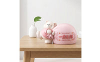 Bears Piggy Bank Carved Bears Money Bank Adorable Container for Nursery