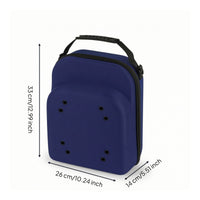 Baseball Cap Case Hard Shell Hat Case with Shoulder Strap Anti Deformation Hat Storage Bag for Journeyers, Collectors, Commuting