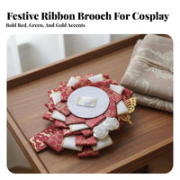 Ita Bag Ribbon Flower Airy Embellishment Highlight Ita Bag Pin Display Insert Ribbon Flower Medal Holder Floral Pattern Ribbon
