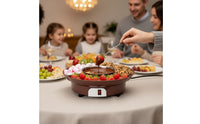 Tabletop Chocolate Melting Pot Versatile Electric Fondue Pot User-Friendly Chocolate Fondue Machine Simplified for Hosts, Families, Parties