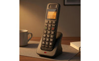 Large Buttons Digital Cordless Telephone Backlit Screen Cordless Home Phone Speaker Grille Charging Base Phone Internal Call for Older Adults, Seniors