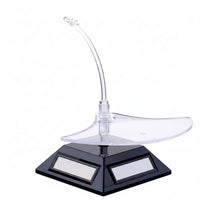 Rotating Display Stand Cordless Solar Display Stand Small for Window Displays