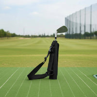 Foldable Sport Practice Bag Holds 3-4 Clubs Portable Sport Club Bag Long-Lasting Material Adjustable Padded Strap for Travel