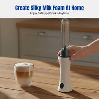 Rechargeable Electric Whisk Beater, Automatic Milk Frother, Compact Home Blender, Multi-Function