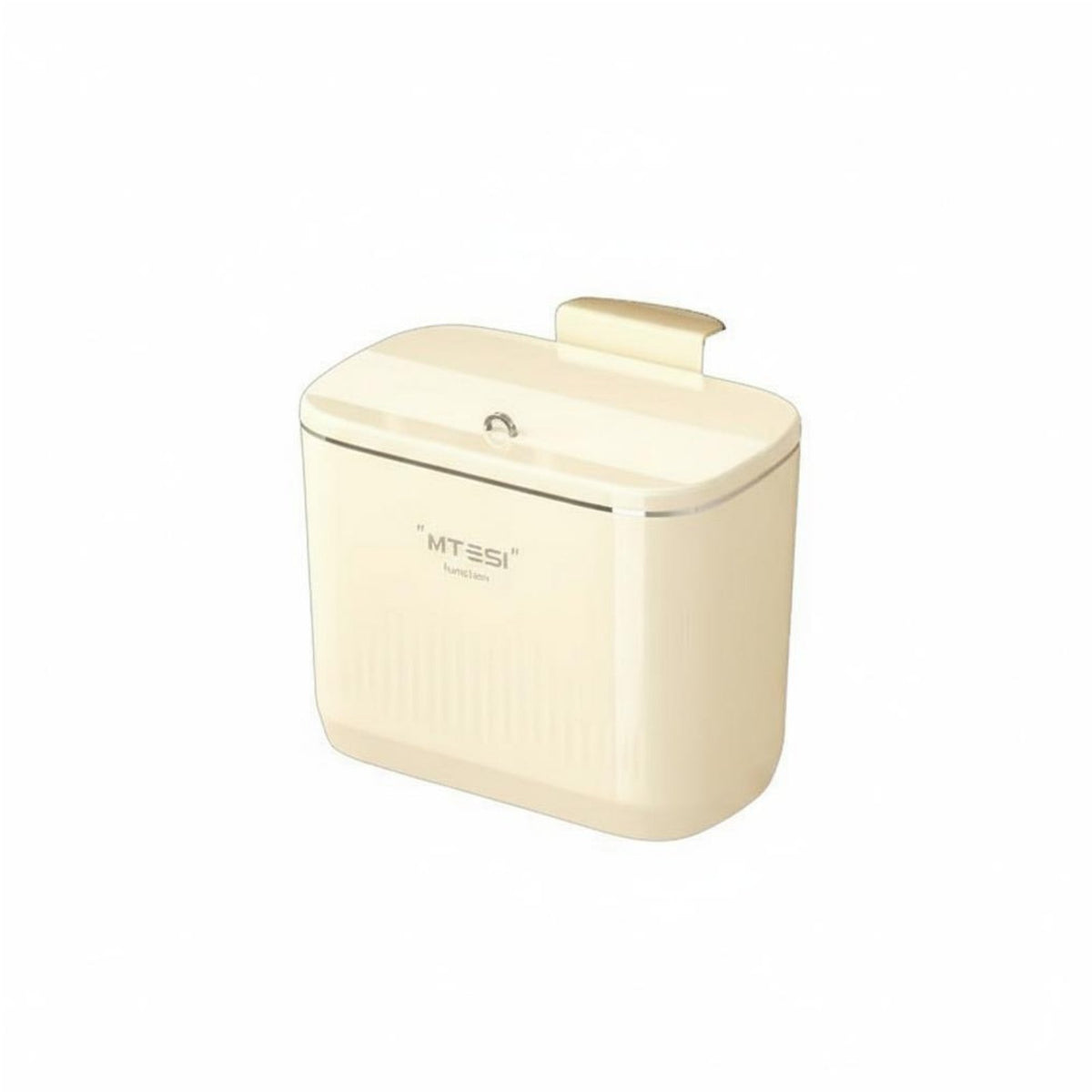 Wall-Mounted Trash Can with Lid Wall Mounted Garbage Can Hanging Kitchen Bin Space-Saving Cabinet Door Wastebasket for Bathroom