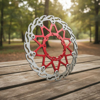 Unattached Disc Brake Rotor Stainless Steel Front Disc Brake Rotor Heat Dissipation for Unpaved Riding